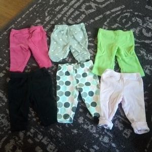 Newborn girl pants